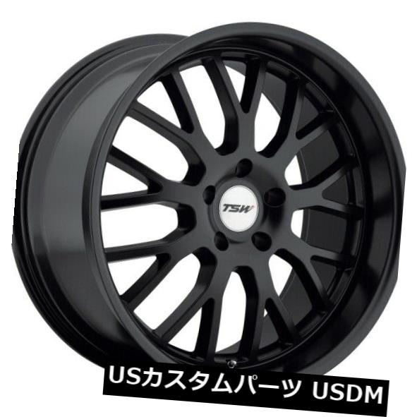 海外輸入ホイール 20x8.5 / 10 TSW Tremblant 5x120 +20/25ブラックホイール（4個セット） 20x8.5/10 TSW Tremblant 5x120 +20/25 Black Wheels (Set of 4) 【並行輸入品】 246,906円