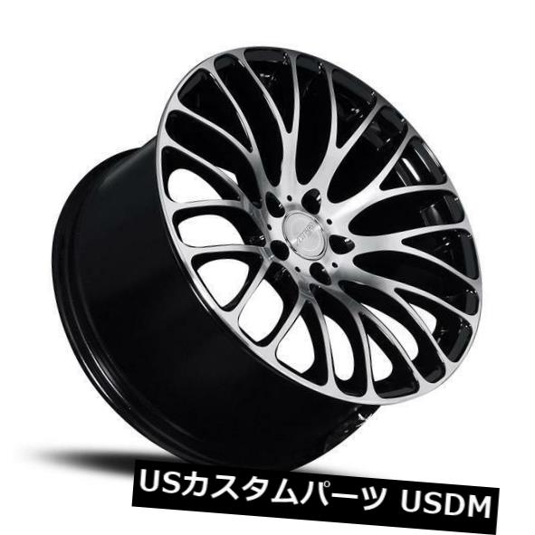 海外輸入ホイール 20x10.5 MRR HR6 5x114.3 +40ブラックホイール（4）の新しいセット 20x10.5 MRR HR6 5x114.3 +40 Black Wheels New Set of (4) 【並行輸入品】｜カスタムパーツ WORLD倉庫