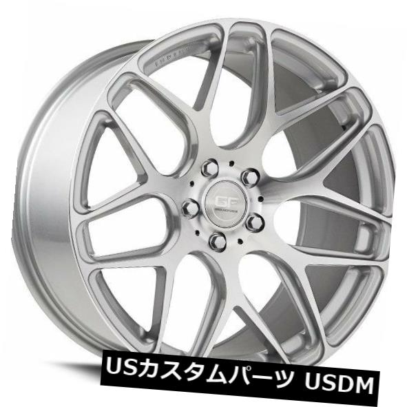 海外輸入ホイール 20x8.5 MRR GF9 5x114.3 +35シルバーホイール（4個セット） 20x8.5 MRR GF9 5x114.3 +35 Silver Wheels (Set of 4) 【並行輸入品】