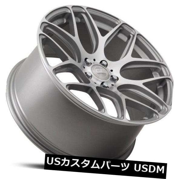 海外輸入ホイール 20x10 MRR GF9 5x112 +25シルバーホイールの新しいセット（4） 20x10 MRR GF9 5x112 +25 Silver Wheels New Set of (4) 【並行輸入品】