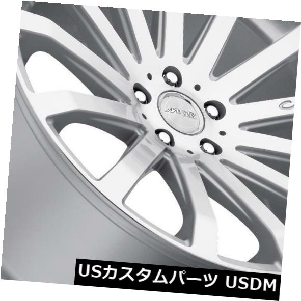 海外輸入ホイール MRR HR9 20x8.5 5x120シルバーホイールリム(4個セット) MRR HR9 20x8.5 5x120 Silver Wheels Rims (Set of 4) 【並行輸入品】|カスタムパーツ WORLD倉庫