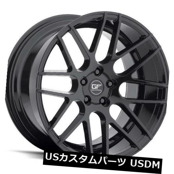 海外輸入ホイール 18x9 MRR GF7 5x112 +40ブラックホイール（4個セット） 18x9 MRR GF7 5x112 +40 Black Wheels (Set of 4) 【並行輸入品】