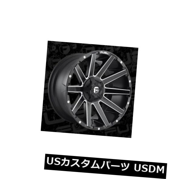 海外輸入ホイール 20x10 Fuel D616 Contra 6x135/6x139.7 ET-18 Black &amp; Milled Rims (Set of 4) 【並行輸入品】｜カスタムパーツ WORLD倉庫