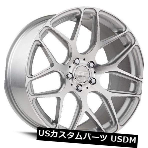 海外輸入ホイール 20x10 MRR GF9 5x120 +40シルバーホイール（4個セット） 20x10 MRR GF9 5x120 +40 Silver Wheels (Set of 4) 【並行輸入品】