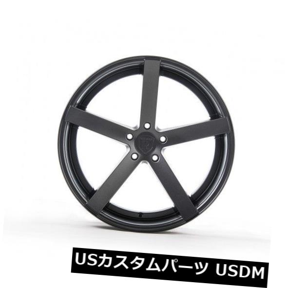 海外輸入ホイール Rohana RC22 19x9.5 5x112 et45マットグラファイトホイールリム（4個セット） Rohana RC22 19x9.5 5x112 et45 Matte Graphite Wheels Rims (set of 4) 【並行輸入品】