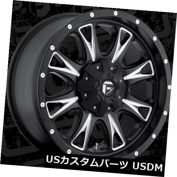 海外輸入ホイール フューエルスロットルD513 20x9 5x5.5 / 5x150 ET20ブラックホイールリム（4個セット） Fuel Throttle D513 20x9 5x5.5/5x150 ET20 Black Wheels Rims (Set of 4) 【並行輸入品】｜カスタムパーツ WORLD倉庫