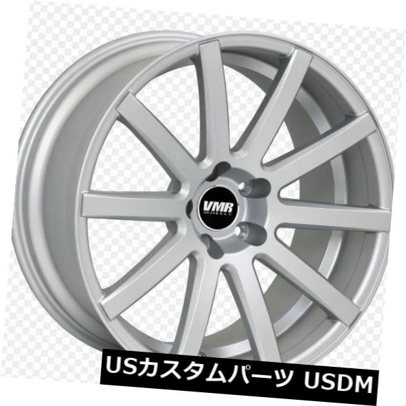 海外輸入ホイール 18x9.5 VMR V702 5x120 ET57マットハイパーシルバーホイール（4個セット） 18x9.5 VMR V702 5x120 ET57 Matte Hyper Silver Wheels (Set of 4) 【並行輸入品】