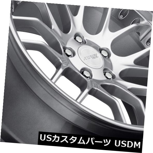 海外輸入ホイール MRR GT7 20x10 5x114.3ハイパーシルバーホイールリム（4個セット） MRR GT7 20x10 5x114.3 Hyper Silver Wheels Rims (Set of 4) 【並行輸入品】