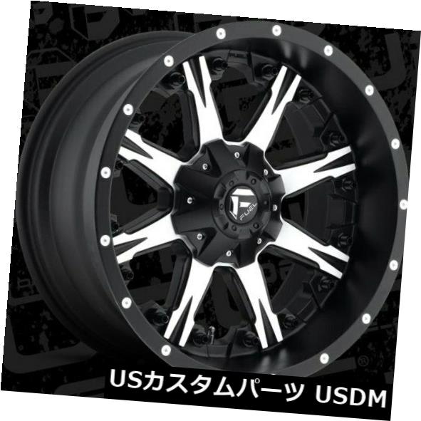 海外輸入ホイール 20x10 Fuel D541 Nutz 5x139.7 / 5x150 ET-12 Black Machined Face Rims（4個セット） 20x10 Fuel D541 Nutz 5x139.7/5x150 ET-12 Black Machined Face Rims (Set of 4) 【並行輸入品】｜カスタムパーツ WORLD倉庫