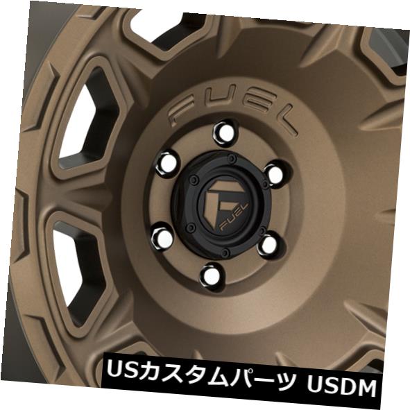 海外輸入ホイール 20x10 Fuel D687 Vengeance 6x139.7 / 2019 ET-18ブロンズホイール（4個セット） 20x10 Fuel D687 Vengeance 6x139.7/2019 ET-18 Bronze Wheels (Set of 4) 【並行輸入品】｜カスタムパーツ WORLD倉庫