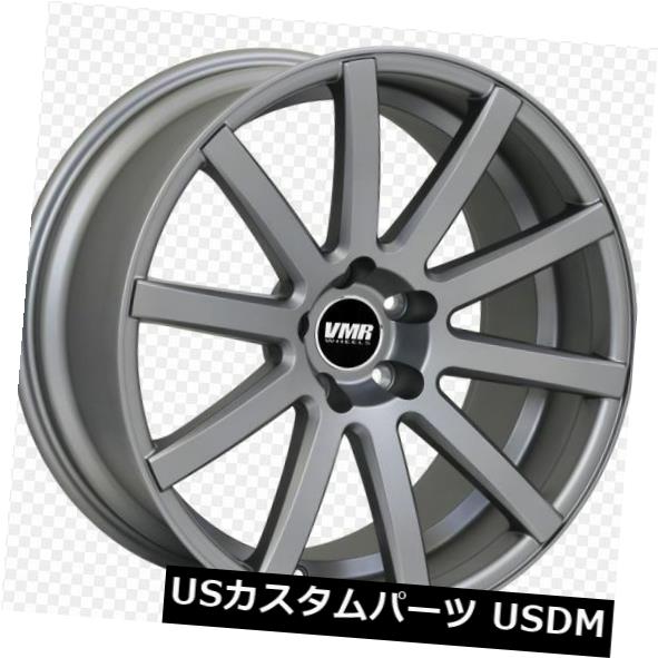 海外輸入ホイール 18x9.5 VMR V702 5x120 ET57マットガンメタルホイール（4個セット） 18x9.5 VMR V702 5x120 ET57 Matte Gunmetal Wheels (Set of 4) 【並行輸入品】