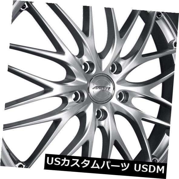 海外輸入ホイール MRR GT1 20x10 5x114.3ハイパーシルバーホイールリム（4個セット） MRR GT1 20x10 5x114.3 Hyper Silver Wheels Rims (Set of 4) 【並行輸入品】