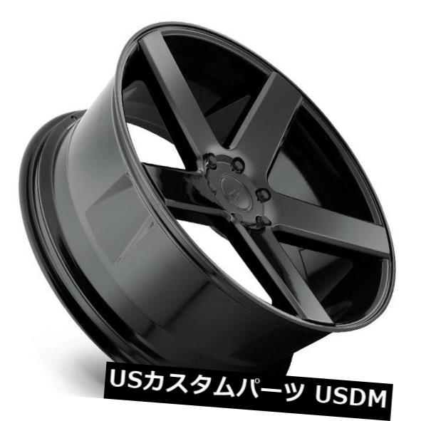 海外輸入ホイール 22x9.5ダブバラーS216 5x5.0 ET11グロスブラックホイール（4個セット） 22x9.5 Dub Baller S216 5x5.0 ET11 Gloss Black Wheels (Set of 4) 【並行輸入品】