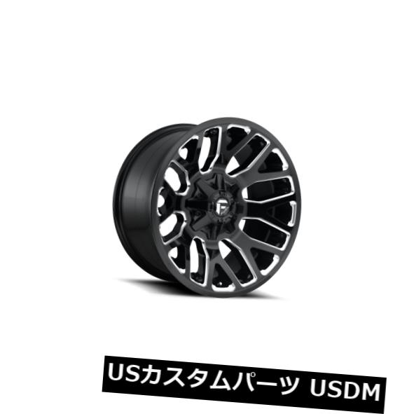 海外輸入ホイール 20x10 Fuel D623 Warrior 5x139.7/5x150 ET-18 Black &amp; Milled Wheels (Set of 4) 【並行輸入品】｜カスタムパーツ WORLD倉庫
