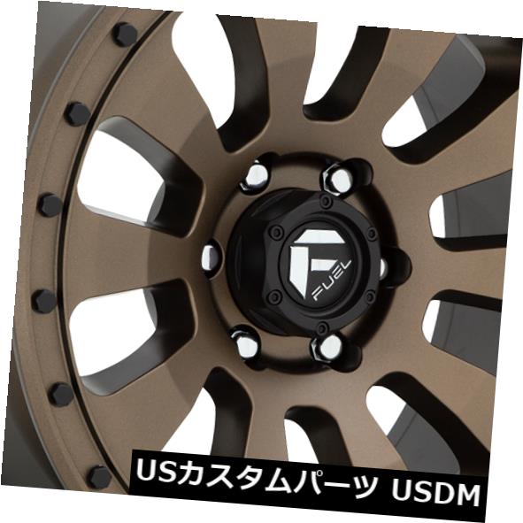 海外輸入ホイール 20x9燃料D678戦術6x135 ET20ブロンズリム（4個セット） 20x9 Fuel D678 Tactic 6x135 ET20 Bronze Rims (Set of 4) 【並行輸入品】 249,084円