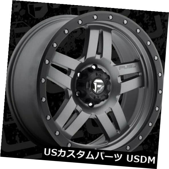 海外輸入ホイール 20x9燃料D558 Anza 6x139.7 ET19無煙炭リム（4個セット） 20x9 Fuel D558 Anza 6x139.7 ET19 Anthracite Rims (Set of 4) 【並行輸入品】｜カスタムパーツ WORLD倉庫