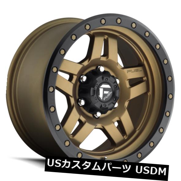海外輸入ホイール 20x9燃料D583 Anza 6x139.7 ET19ブロンズリム(4個セット) 20x9 Fuel D583 Anza 6x139.7 ET19 Bronze Rims (Set of 4) 【並行輸入品】|カスタムパーツ WORLD倉庫