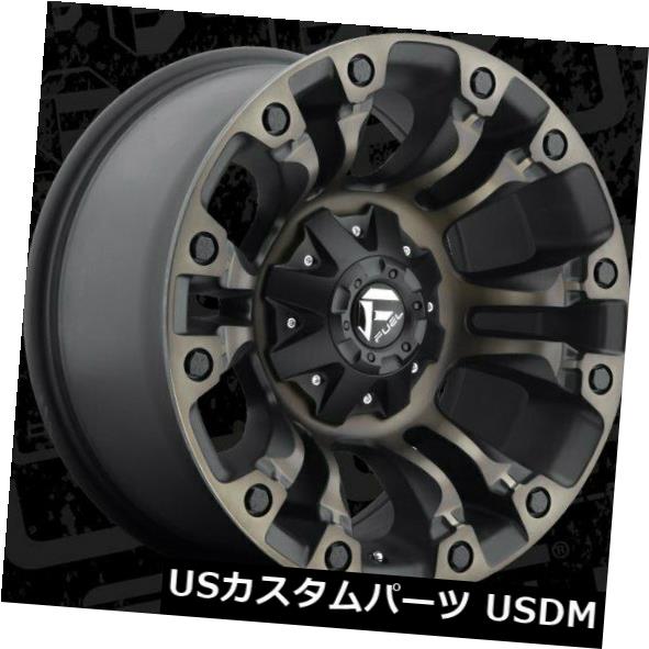 海外輸入ホイール 20x9 Fuel D569 Vapor 6x135 / 6x139.7 ET19 Black Machined Tint Rims（4個セット） 20x9 Fuel D569 Vapor 6x135/6x139.7 ET19 Black Machined Tint Rims (Set of 4) 【並行輸入品】