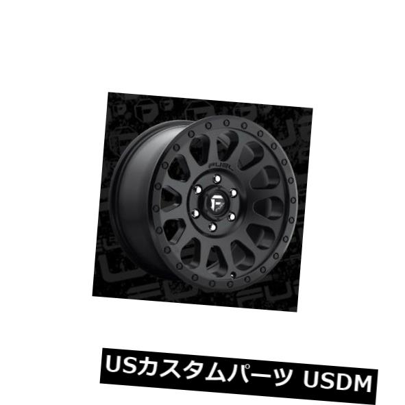 海外輸入ホイール Fuel Vector 20x9 5x5.0 ET1マットブラックホイール（4個セット） Fuel Vector 20x9 5x5.0 ET1 Matte Black Wheels (Set of 4) 【並行輸入品】