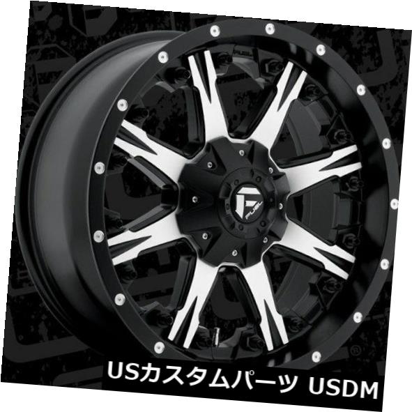 海外輸入ホイール Fuel Nutz D541 20x9 5x5.5 / 5x150 ET20 Black Machined Rims（4個セット） Fuel Nutz D541 20x9 5x5.5/5x150 ET20 Black Machined Rims (Set of 4) 【並行輸入品】