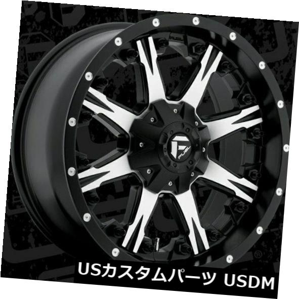 海外輸入ホイール 20x9 Fuel D541 Nutz 6x135 / 6x139.7 ET20 Black Machined Face Rims（4個セット） 20x9 Fuel D541 Nutz 6x135/6x139.7 ET20 Black Machined Face Rims (Set of 4) 【並行輸入品】｜カスタムパーツ WORLD倉庫