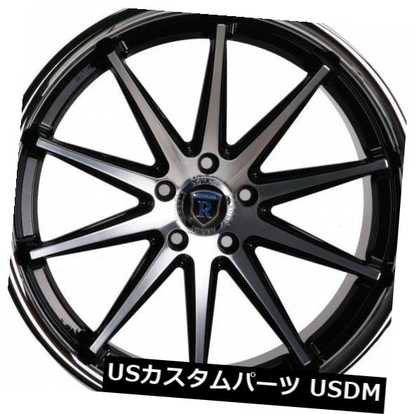海外輸入ホイール Rohana RC10 19x9.5 5x112 et47 Machine Black / Chrome Lip Wheels Rims(4個セット) Rohana RC10 19x9.5 5x112 et47 Machine Black/Chrome Lip Wheels Rims (set of 4) 【並行輸入品】|カスタムパーツ WORLD倉庫