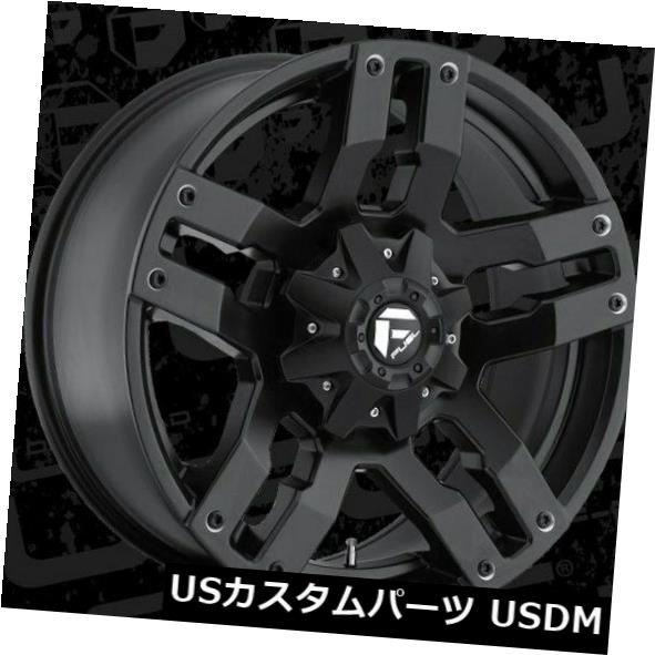 海外輸入ホイール 20x9燃料D515ポンプ6x135 / 6x139.7 ET20マットブラックリム（4個セット） 20x9 Fuel D515 Pump 6x135/6x139.7 ET20 Matte Black Rims (Set of 4) 【並行輸入品】 249,084円