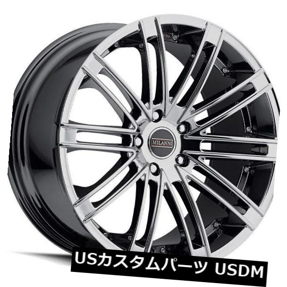 海外輸入車 22x9 Milanni 9032 Khan 5x112 Et25ファントムクロームホイール 4個書割り 22x9 Milanni 9032 Khan 5x112 Et25 Phantom Chrome Wheels Set Of 4 Divineoffspringschool Com