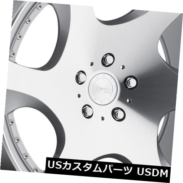 海外輸入ホイール MRR VP3 19x9.5 / 19x10.5 5x115シルバーホイールリム（4個セット） MRR VP3 19x9.5/19x10.5 5x115 Silver Wheels Rims (Set of 4) 【並行輸入品】