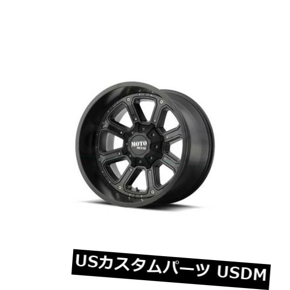 海外輸入ホイール 20x10 MOTO METAL SHIFT 5x139.7 / 5x150 ET-24ブラックW / G-Blkリム（4個セット） 20x10 MOTO METAL SHIFT 5x139.7/5x150 ET-24 Black W/ G-Blk Rims (Set of 4) 【並行輸入品】