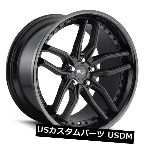 海外輸入ホイール 19x8.5ニッチホイールM194 Methos 5x120 ET35マットブラックホイール（4個セット） 19x8.5 Niche Wheels M194 Methos 5x120 ET35 Matte Black Wheels (Set of 4) 【並行輸入品】｜カスタムパーツ WORLD倉庫