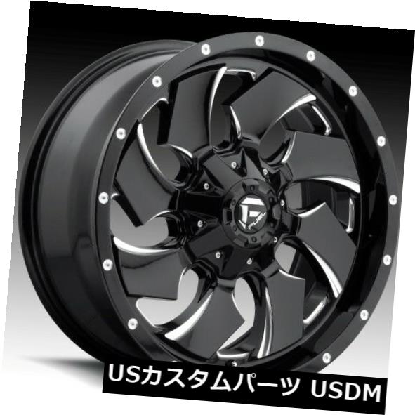 海外輸入ホイール フューエルクリーバーD574 20x9 6x135 / 6x5.5 ET1ブラックリム(4個セット) Fuel Cleaver D574 20x9 6x135/6x5.5 ET1 Black Rims (Set of 4) 【並行輸入品】|カスタムパーツ WORLD倉庫