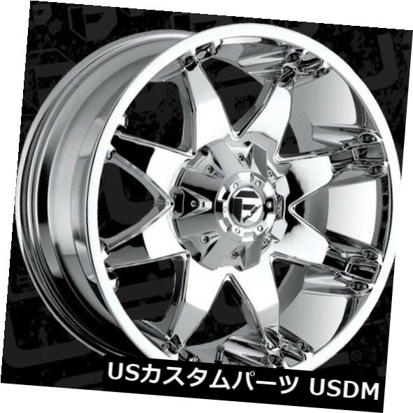 海外輸入ホイール 燃料オクタンD508 20x9 6x135 / 6x5.5 ET20クロムリム（4個セット） Fuel Octane D508 20x9 6x135/6x5.5 ET20 Chrome Rims (Set of 4) 【並行輸入品】