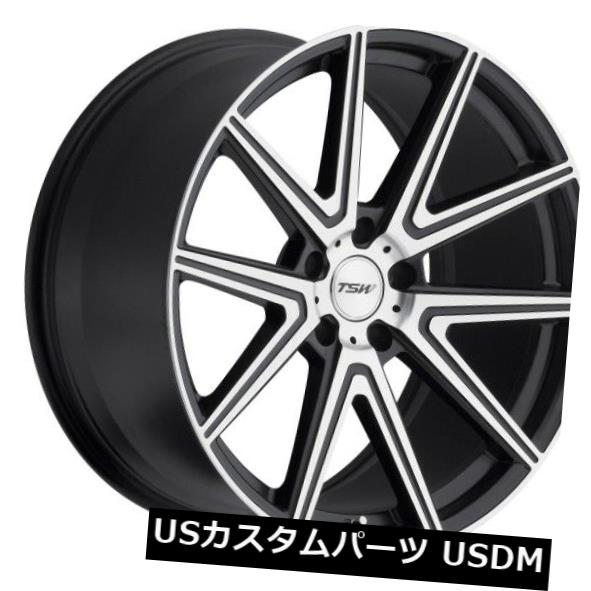 海外輸入ホイール 19x9.5 TSWルージュ5x120リム+45ガンメタルホイール（4個セット） 19x9.5 TSW Rouge 5x120 Rims +45 Gunmetal Wheels (Set of 4) 【並行輸入品】