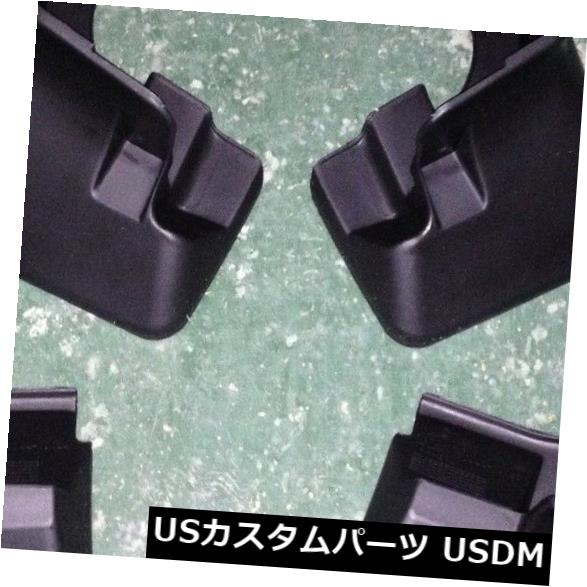 マッドガード 泥除け 2014-2015トヨタヴィオスブラックフェンダーのための泥フラップスプラッシュガード Mud Flaps Splash Guard for 2014-2015 Toyota Vios Black Fenders Mudflaps Sedan 【並行輸入品】