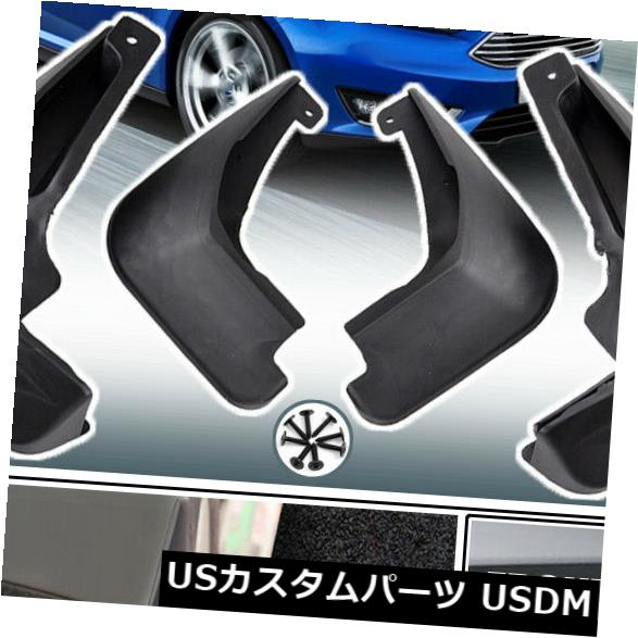 マッドガード 泥除け スプラッシュガードマッドガードマッドフラップフォーフォードフォーカス2011-2018 Mk3ハッチバック Splash Guards Mudguards Mud Flaps For Ford Focus 2011-2018 Mk3 Hatchback 【並行輸入品】