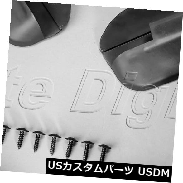 マッドガード 泥除け 2009-2013 12 A4L B8セダンスプラッシュガードフェンダーマッドフラップマッドガードブラック For 2009-2013 12 A4L B8 Sedan Splash Guard Fender Mud Flaps Mudguards Black 【並行輸入品】
