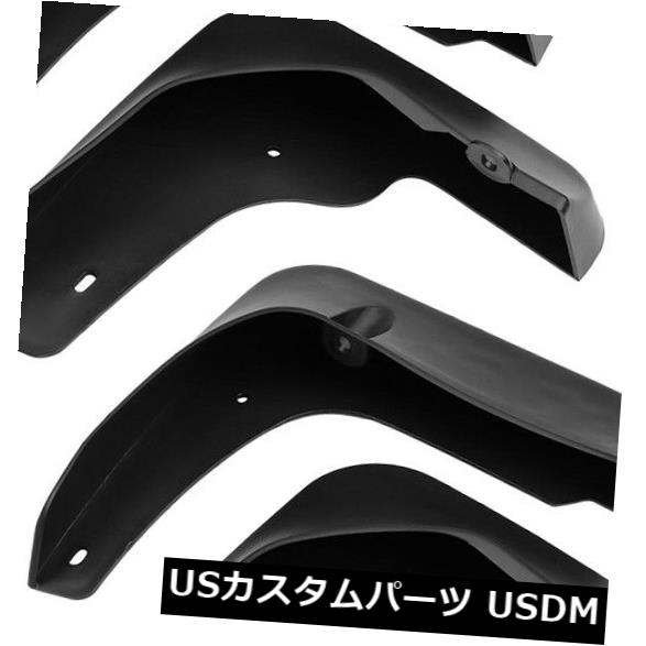 マッドガード 泥除け トヨタ用フロントリアマッドフラップスプラッシュガードカースタイリングマッドガードフェンダー Front Rear Mud Flaps Splash Guard Car Styling Mudguards Fenders for Toyota 【並行輸入品】