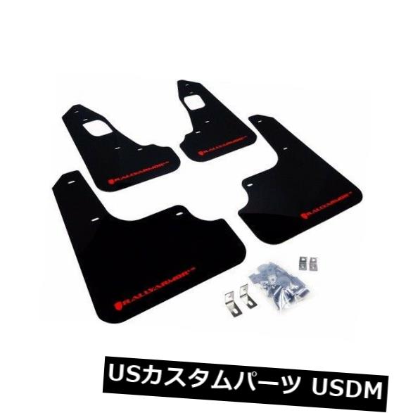 マッドガード 泥除け ラリーアーマーURマッドフラップブラックw /レッドレタリングEVO X MF10-UR-BLK / RD Rally Armor UR Mud Flaps Black w/ RED Lettering for EVO X MF10-UR-BLK/RD 【並行輸入品】