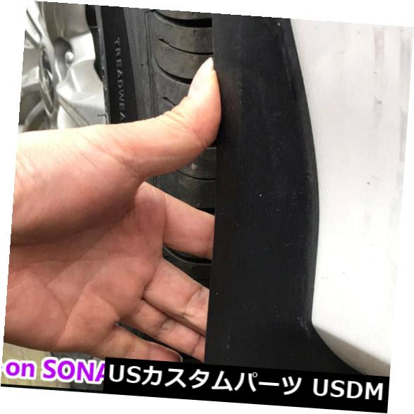 マッドガード 泥除け ヒュンダイソナタ2018ニューライズi45スプラッシュガードフロントリア2019のセット泥フラップ Set Mud Flaps For Hyundai Sonata 2018 New Rise i45 Splash Guard Front Rear 2019 【並行輸入品】
