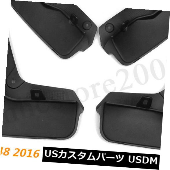 マッドガード 泥除け 4Xフロントリアマッドフラップマッドガードスプラッシュガードフェンダー用BMW X1 F48 2016 - 2018 4X Front Rear Mud Flap Mudguards Splash Guards Fender For BMW X1 F48 2016- 2018 【並行輸入品】