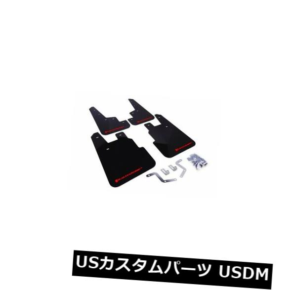 マッドガード 泥除け ラリーアーマーブラックマッドフラップ14-18スバルフォレスター用レッドロゴ付 Rally Armor Black Mud Flap w/ Red Logo For 14-18 Subaru Forester 【並行輸入品】
