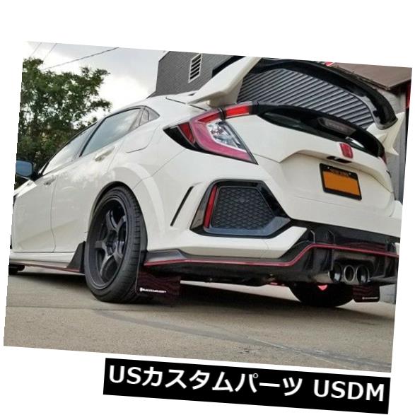 マッドガード 泥除け ホンダ17-18シビックタイプRブルーロゴ用ラリーアーマーマッドフラップ Rally Armor Mud Flaps For Honda 17-18 Civic Type R Blue Logo 【並行輸入品】