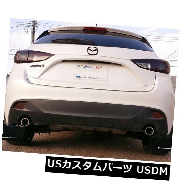 マッドガード 泥除け ラリーアーマーウレタンマッドフラップブラックw / REDロゴ2014-2017 Mazda3 Rally Armor Urethane Mud Flaps Black w/RED logo 2014-2017 Mazda3 【並行輸入品】