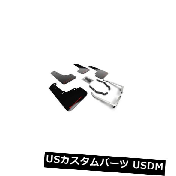 マッドガード 泥除け ラリーアーマーブラックマッドフラップw /レッドロゴ＃MF46-LTUR-BLK / RD for 2018+ XV Crosstrek Rally Armor Black Mud Flaps w/ Red Logo #MF46-LTUR-BLK/RD for 2018+ XV Crosstrek 【並行輸入品】