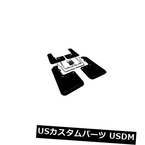 マッドガード 泥除け 2015-2017 VW Jetta MKVIIのためのラリーアーマーUR「グレーロゴ付きブラックマッドフラップ」 Rally Armor UR \