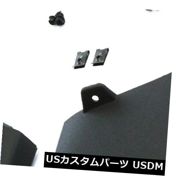 マッドガード 泥除け フィットジープコンパスマッドフラップ2011-2016ガードスプラッシュ2個セットL / Rブラックリア Fits Jeep Compass Mud Flaps 2011-2016 Guards Splash 2 Pc Set L/R Black Rear 【並行輸入品】