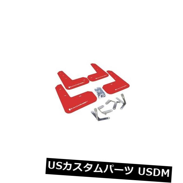 マッドガード 泥除け ラリーアーマーマッドフラップガード13-16 FRS FR-S BRZ（レッドw /ホワイトロゴ） Rally Armor Mud Flaps Guards for 13-16 FRS FR-S BRZ (Red w/White Logo) 【並行輸入品】