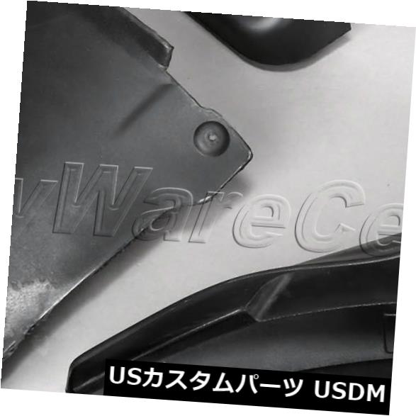 マッドガード 泥除け 2003-2007年ホンダアコードセダンクーペのための黒い泥ガードのしぶきは折り返します Black Mud Guard Splash Flaps Fender For 2003-2007 Honda Accord Sedan Coupe 【並行輸入品】