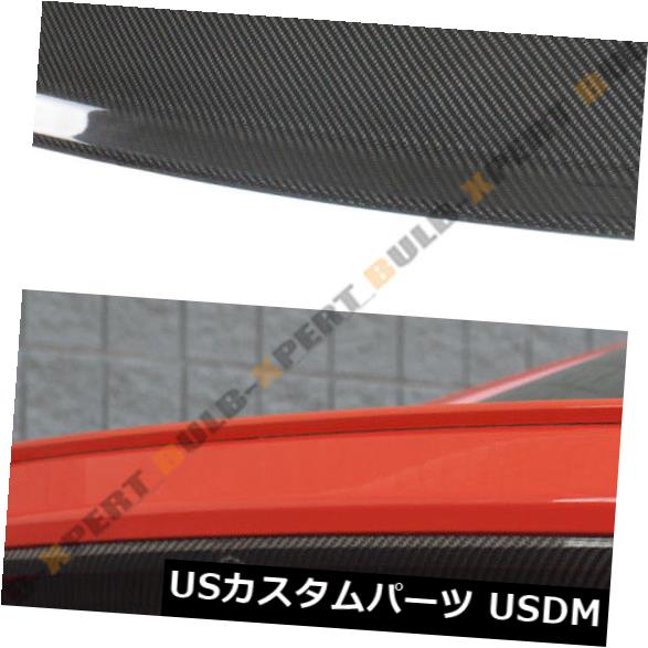 トリムパネル 2015-2019のためのフォードマスタングカーボン繊維のトランクのパネルのDECKLIDのトリムカバーのオーバーレイ FOR 2015-2019 FORD MUSTANG CARBON FIBER TRUNK PANEL DECKLID TRIM COVER OVERLAY 【並行輸入品】